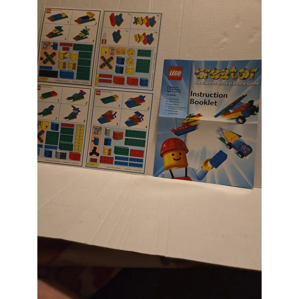 Vintage LEGO Creator The Race To Build It Complete Board Game